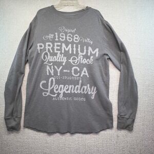 The Foundry Supply Co.‎ Men's LT Gray Graphic Thermal Long Sleeve Shirt